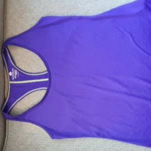 Women's Old Navy Active Purple Racerback Semi-fitted Sleeveless Shirt Top, Small
